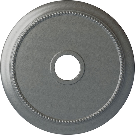 Ekena Millwork Crendon Ceiling Medallion (Fits Canopies up to 4 3/8"), 24 1/8"OD x 4 3/8"ID x 2 1/4"P, Platinum CM24CRPLS